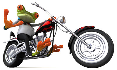 Fun frog - 3D Illustration