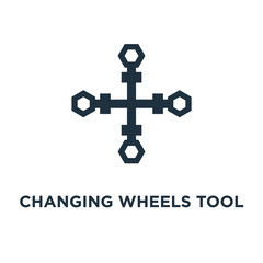 changing wheels tool icon