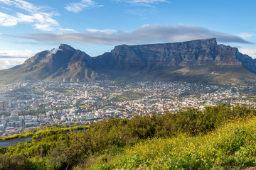 Panorama von Kapstadt mit Tafelberg