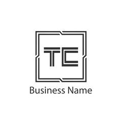 Initial Letter TC Logo Template Design