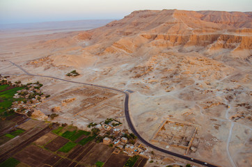 Landscape of Luxor, Egypt