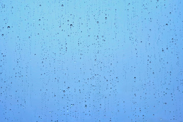 Rain drops on window