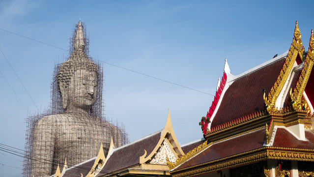 Big Buddha Statue Under Construction