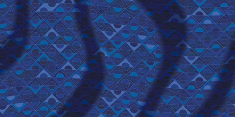 Motley pattern, blue background