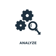 Obraz premium analyze icon