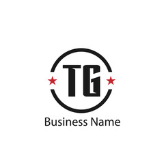 Initial Letter TG Logo Template Design
