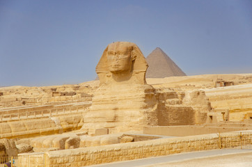 Sphinx, Pyramids of Giza, Cairo, Egypt