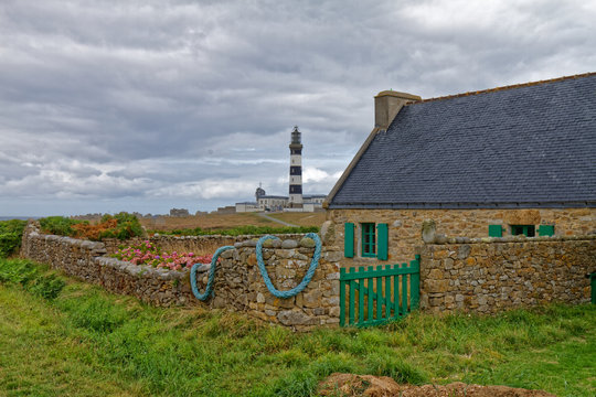 House near le Creac'h lighthouse - Ouessant Island - Finist&egrave;re, Brittany, France