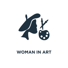 woman in art icon