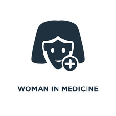 woman in medicine icon