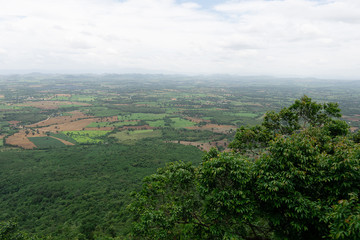 Fototapeta premium View on the mountains and the sky of this beautiful country Thailand