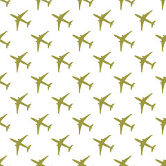 Fototapeta na wymiar Seamless pattern with planes.