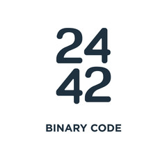 binary code icon