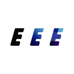 E Logo Design Vector