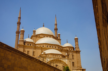 Fototapeta na wymiar Mosque of Muhammad Ali on Cairo Citadel, Egypt
