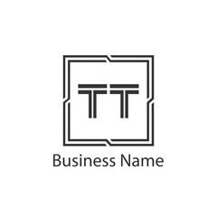 Initial Letter TT Logo Template Design