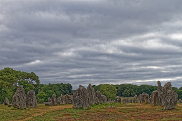 Carnac stones - Brittany, France
