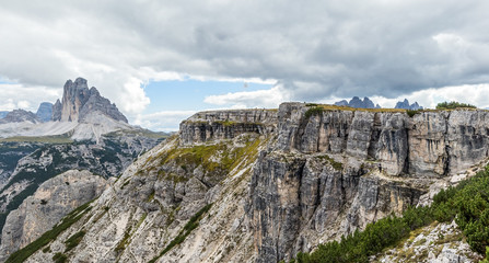 Monte Piana mit den Drei Zinnen