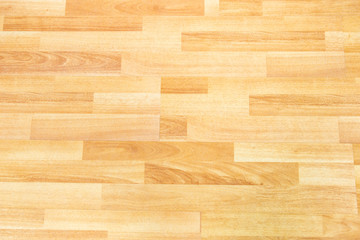 Luxury laminate wood floor from top angle view showing the beautiful wood detail.