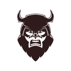 Viking mascot illustration. Vector illustration, eps 10.