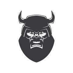 Viking mascot illustration. Vector illustration, eps 10.