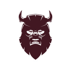 Viking mascot illustration. Vector illustration, eps 10.