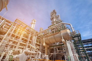 Fototapeta premium Petroleum plant on day time