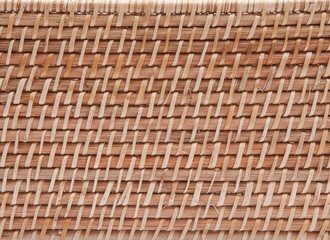 Part of handwoven in Indonesia exotic and functional rattan storage basket like art background