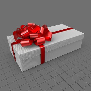 Gift with red ribbon 6