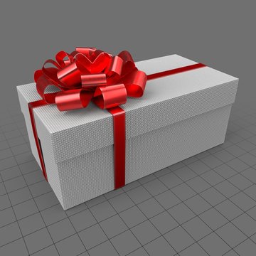 Gift with red ribbon 5