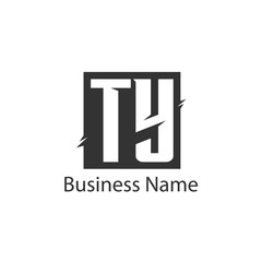 Initial Letter TY Logo Template Design