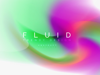 Background abstract fluid colors design