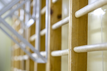 Wall bar close up