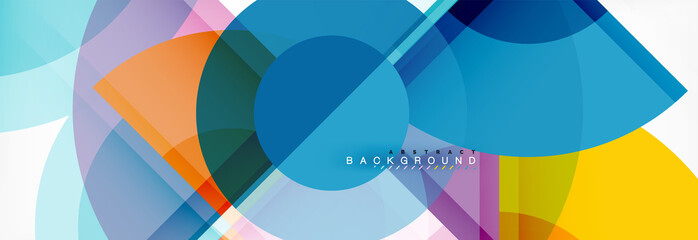 Obraz premium Wektorowego fantastycznego okręgu tła nowożytny geometryczny szablon