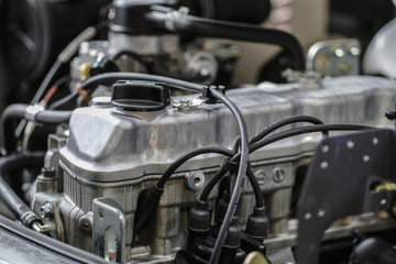 Fototapeta premium The image of an engine