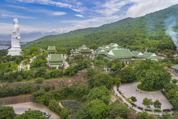 Avalokiteśvara Bodhisattva at Linh Ung Pagoda, this is a place tourism famous in Da Nang City,...