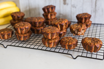Gluten Free Banana Chocolate Almond Butter Muffins