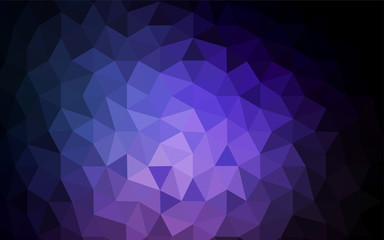 Obraz premium Dark Pink, Blue vector triangle mosaic texture.