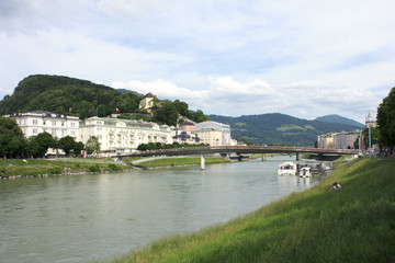 Fototapeta premium The historical center of Salzburg