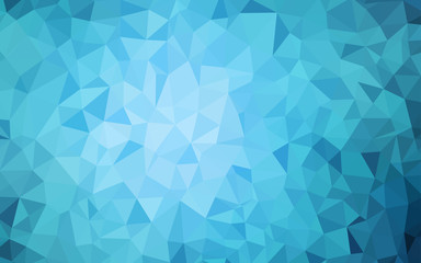 Obraz premium Light BLUE vector abstract mosaic pattern.