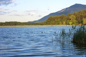Lake and mountains in Austria