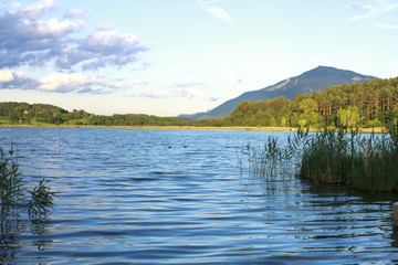 Lake and mountains in Austria