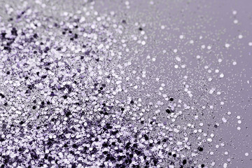 Color glitter - macro photo