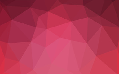 Obraz premium Light Pink vector low poly cover.