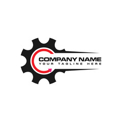 logo gear, motor sport logo, logo workshop. dealer logo, logo truck, mechanical logo