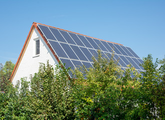 Modern House with Photovoltaic System