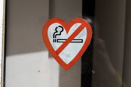 Bitte nicht Rauchen - Aufkleber in Wales