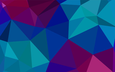 Obraz premium Light Blue, Red vector low poly texture.