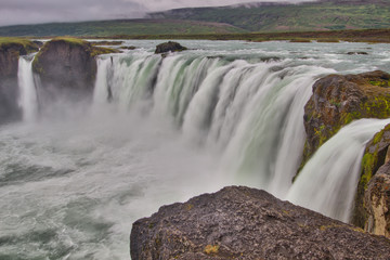 Iceland Waterfall View