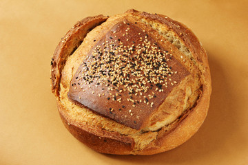 Loaf of brown bread